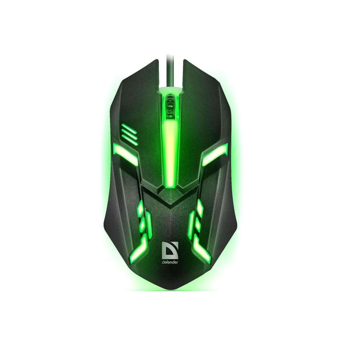 Мышь проводная Defender Cyber MB-560L черный, 1200 dpi, USB, кнопки - 3