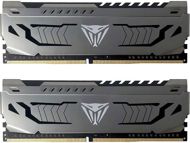 Оперативная память Patriot Viper Steel, DDR4, 32GB (2x16 GB), 3200 MHz, CL16, DIMM, радиатор, черный