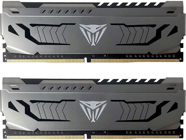 Оперативная память Patriot Viper Steel, DDR4, 8GB, 3200MHz, CL16, DIMM, с радиатором, черный
