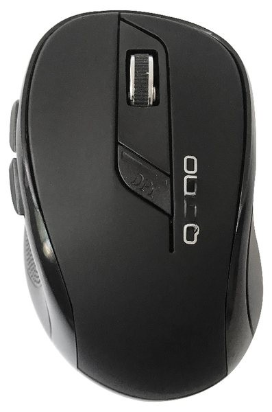 Мышь беспроводная Qumo Office Line M63 серый, 1600 dpi, радиоканал, USB, кнопки - 6
