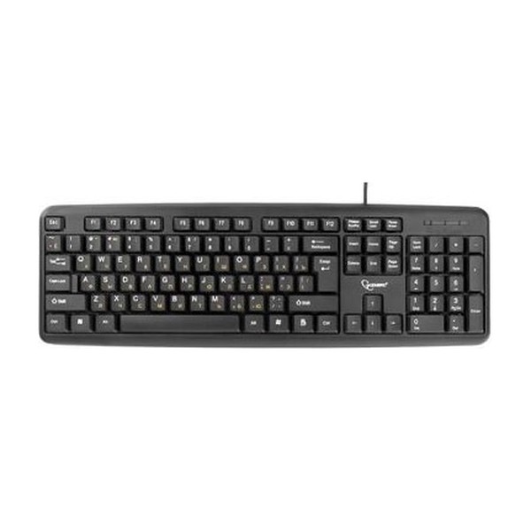 Клавиатура проводная Gembird KB-8320UXL-BL, USB, черный