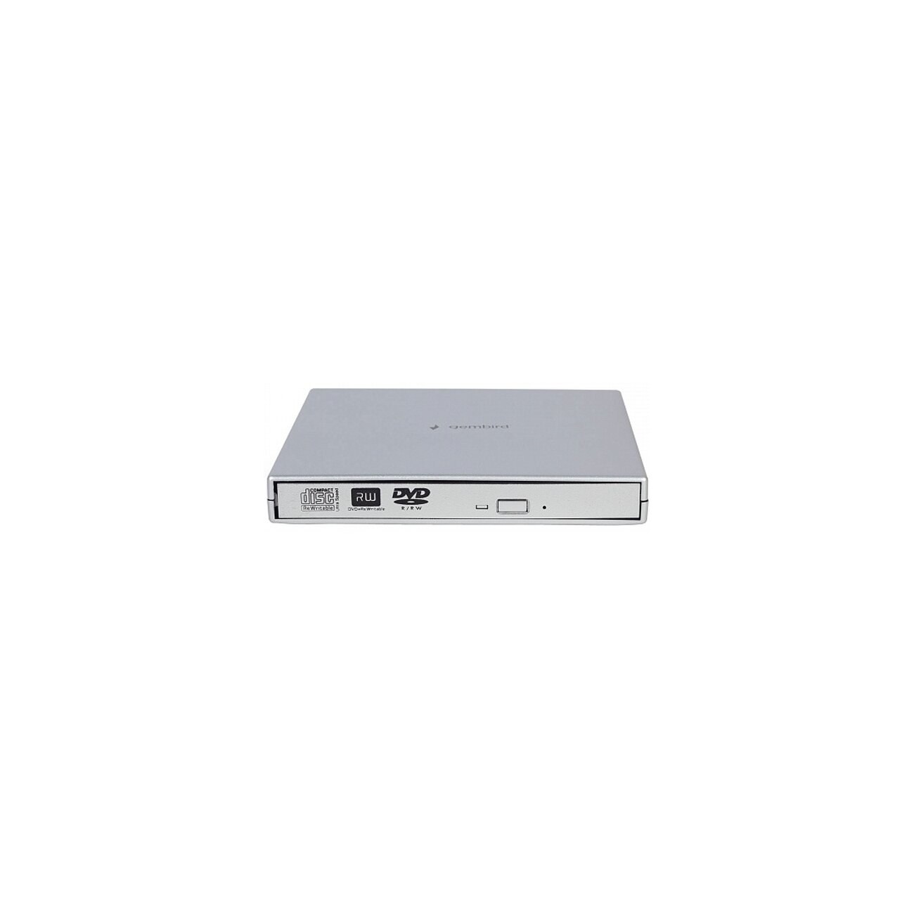 Оптический привод внешний с интерфейсом USB Gembird DVD-USB-02 пластик, черный