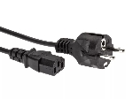 Кабель компьютер - розетка 3 м 220V (Европейский стандарт) VCOM/TELECOM
