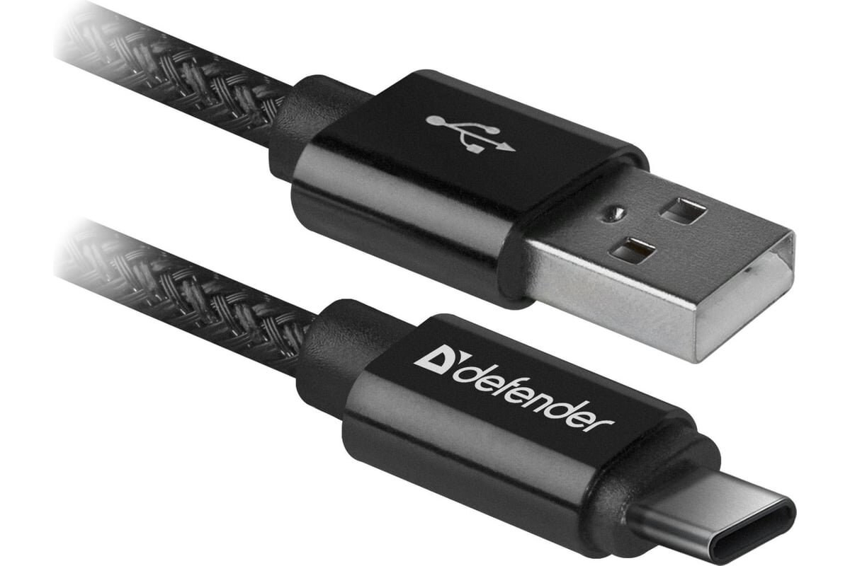 Кабель Defender USB2.0 TO TYPE-C 1M черный USB09-03T