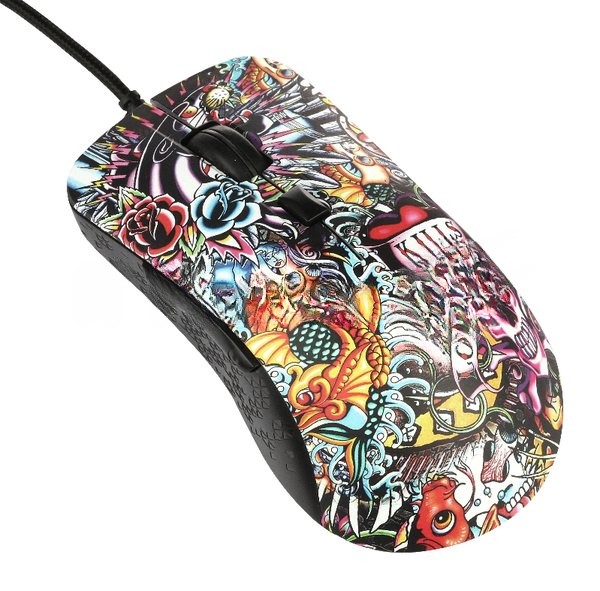 Мышь проводная Qumo Splash M40 черный, 3200 dpi, USB, кнопки - 6