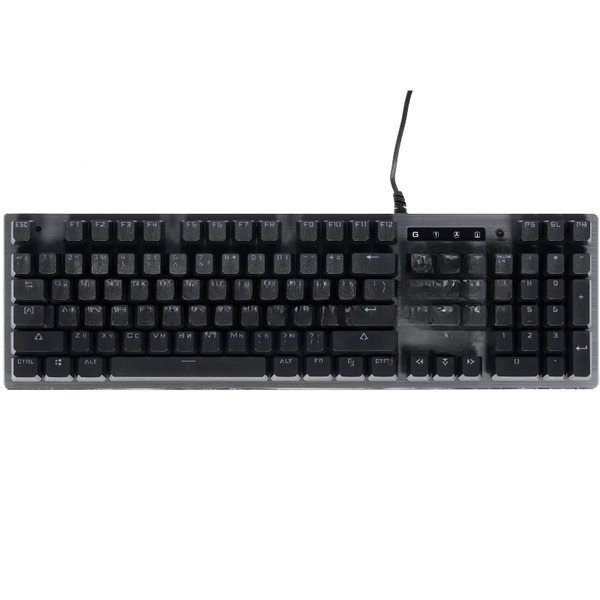 Клавиатура проводная A4Tech B760 механическая черный/серый USB Gamer LED