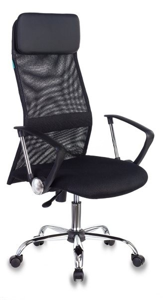 Кресло Бюрократ KB-6N/SL/B/TW-11 TW-01 TW-11 черный, сетка