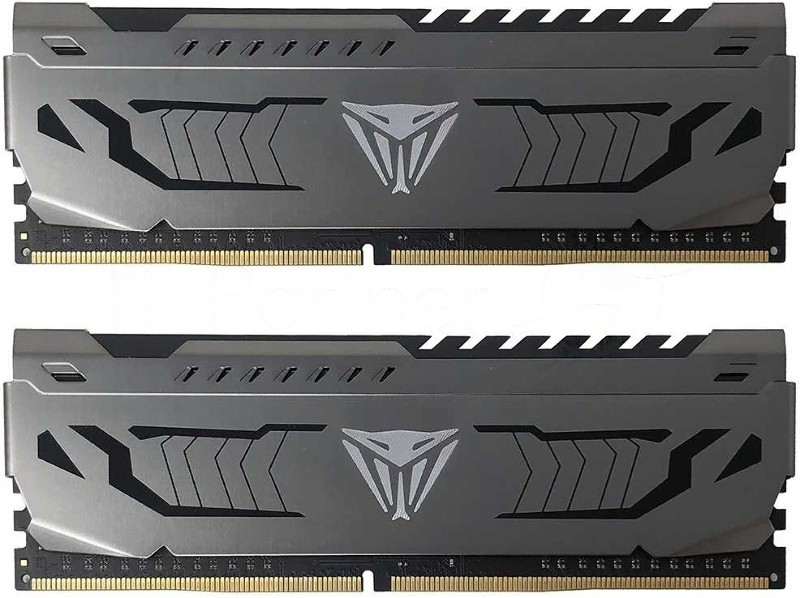 Оперативная память Patriot Viper Steel, DDR4, 16GB (2x8 GB), 3600 MHz, CL17, DIMM, радиатор, черный