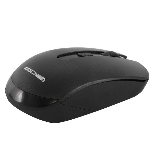 Мышь беспроводная Crown CMM-336W черный, 1600 dpi, радиоканал, USB, кнопки - 4