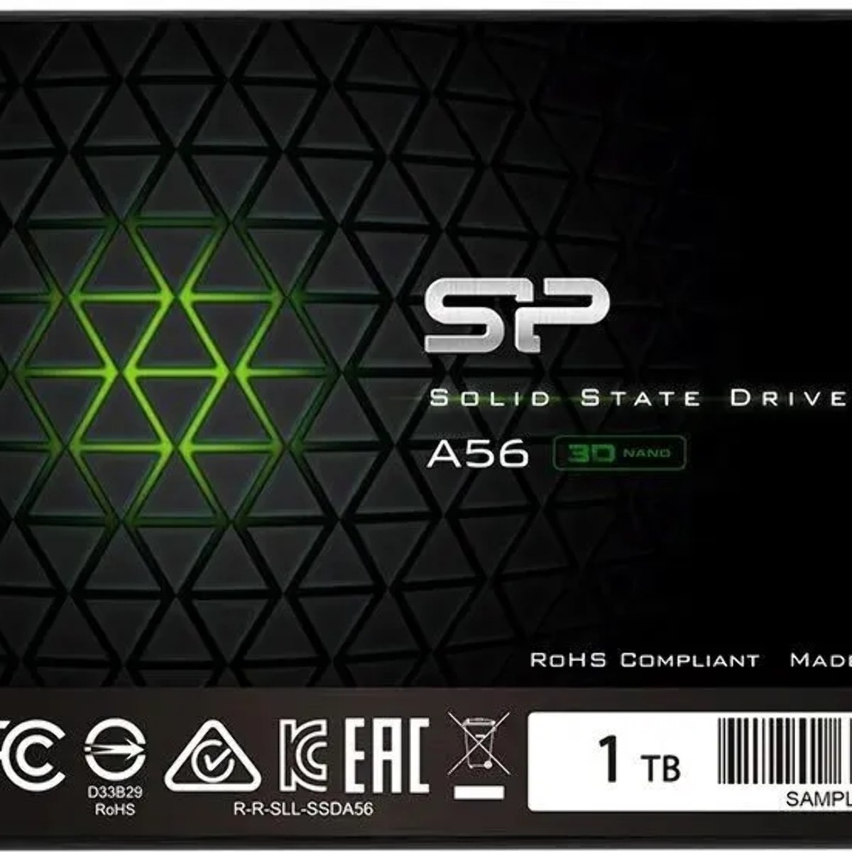 Накопитель SSD Silicon Power Ace A56, 1TB, SATA III, 2.5", R/W 560/530