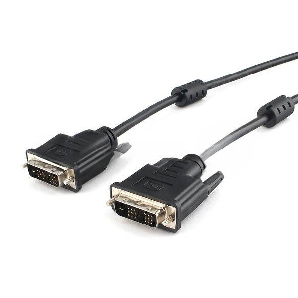 Кабель DVI-D single link Cablexpert CC-DVIL-BK-10, 19M/19M, 3.0м, CCS, черный, экран, феррит.кольца, пакет