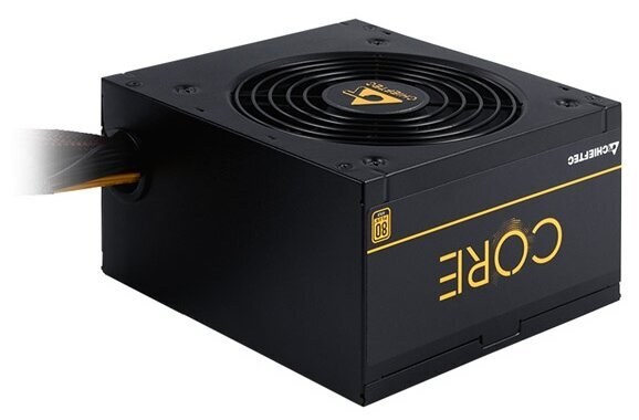Блок питания Chieftec BBS-600S, 600Вт, 80 PLUS Gold, 120мм, черный