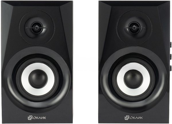 Акустическая система Oklick OK-166 BT 2.0 черный 40Вт