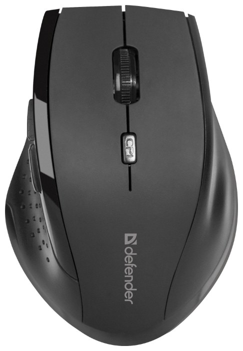 Мышь проводная Defender Accura MM-362 черный, 1600 dpi, USB, кнопки - 6