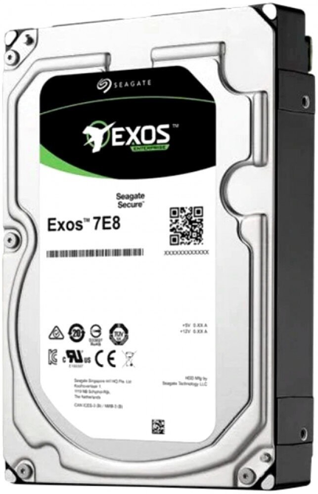 Жесткий диск HDD Seagate Exos 7E8 4Tb 7200rpm SAS 256Mb 3.5"