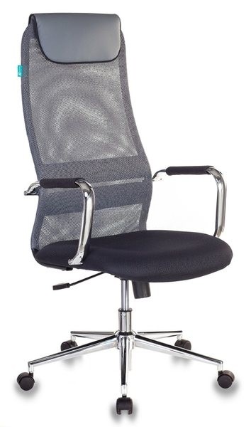 Кресло Бюрократ KB-9N/DG/TW-12 TW-01 TW-11 серый, сетка