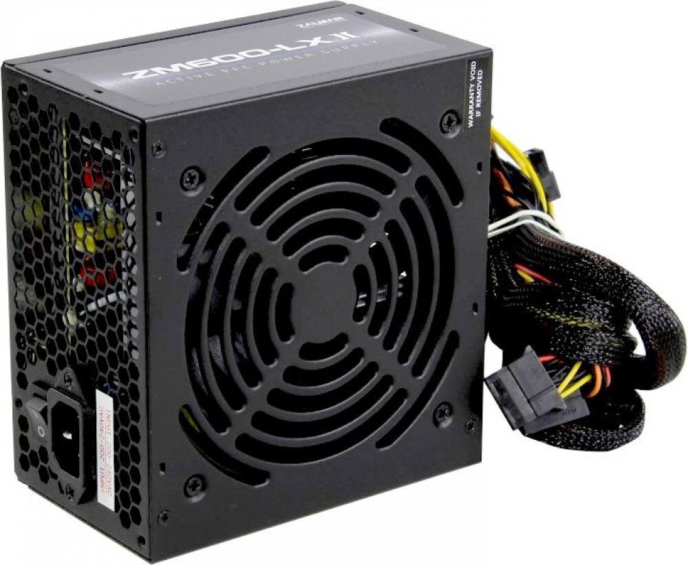 Блок питания Zalman ZM600-LXII RTL, 600Вт, 120мм, черный