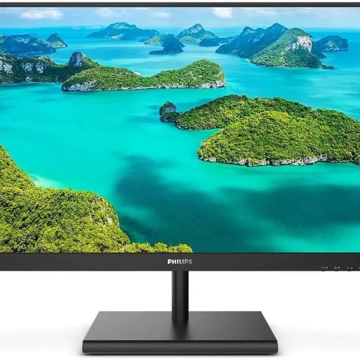 Монитор 23.8" Philips 245E1S IPS 2560x1440, 75 Гц, 4 мс, 16:9, 250 кд/м2, 1xHDMI, 1xDP, 1xVGA, 1x3.5 мм, черный