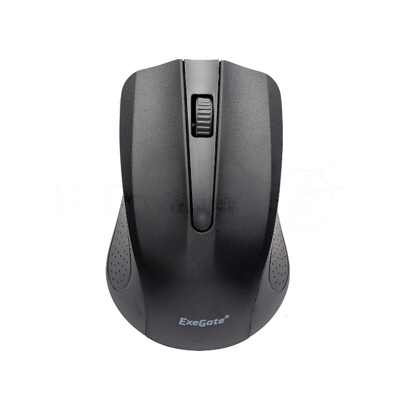 Мышь беспроводная ExeGate Professional Standard SR-9023 черный, 1200 dpi, радиоканал, USB, кнопки - 3