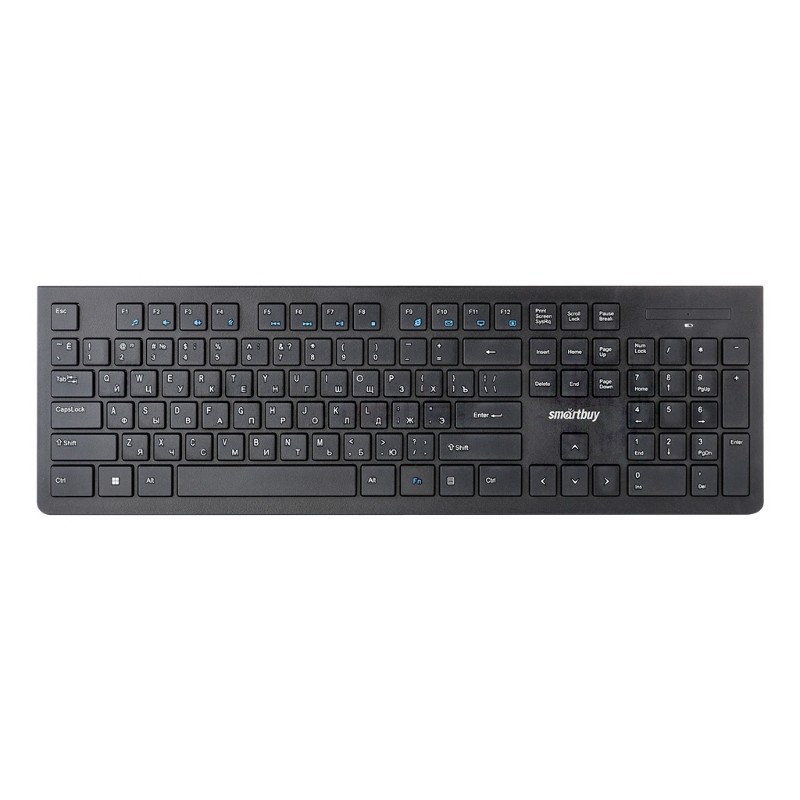 Клавиатура беспроводная мультимедийная Smartbuy 206 черная SBK-206AG-K