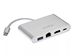 Кабель-адаптер USB3.1 Type-CM-->HDMI+USB3.0+RJ45+PD charging VCOM