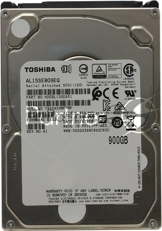 Жесткий диск HDD Toshiba Enterprise 900Gb 10500rpm SAS 128Mb 2.5"
