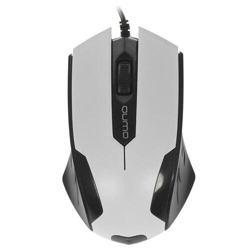 Мышь беспроводная Qumo Office M41 Totem черный, 1600 dpi, радиоканал, USB, кнопки - 4