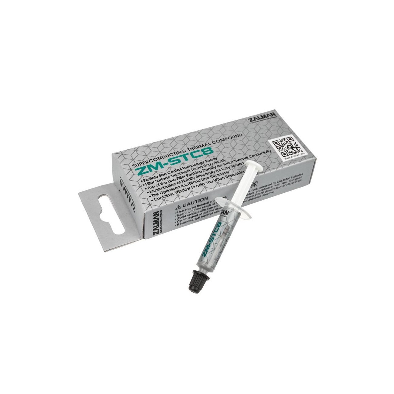 Термопаста ZALMAN ZM-STC8 (1.5g, шприц) RTL