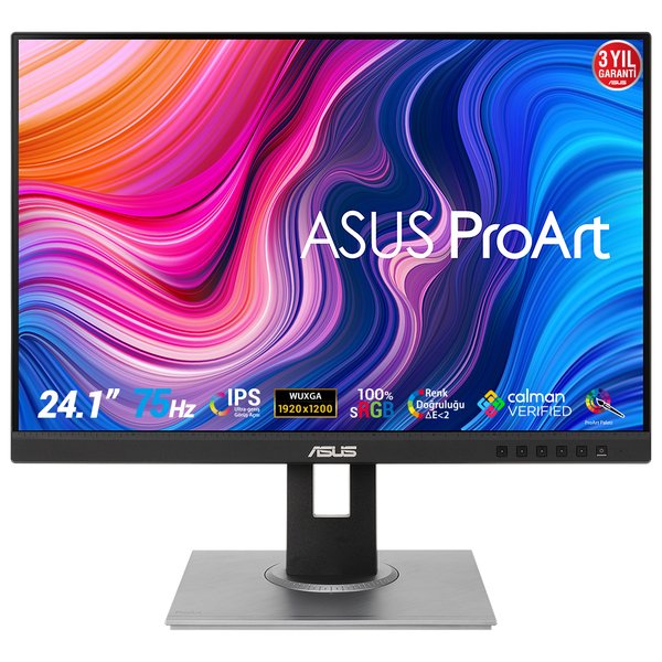 Монитор 24.1" ASUS ProArt PA248QV IPS 1920x1200, 75 Гц, 5 мс, 16:10, 300 кд/м², 1xHDMI, 1xDP, 1xVGA, 4xUSB-A 3.0, 2x2 Вт, черный
