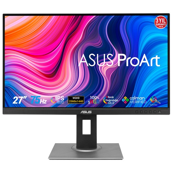 Монитор 27" ASUS ProArt PA278QV IPS 2560x1440, 75 Гц, 5 мс, 16:9, 350 кд/м2, 1xHDMI, 1хDP, 1хminiDP, 1хDVI, 4хUSB, 1x3.5 мм, черный