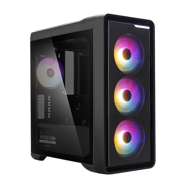 Компьютерный корпус MiniTower Zalman M3 plus RGb (mATX, Mini-ITX, USB 2.0x1, USB 3.0x1, без БП) (M3 plus RGb)