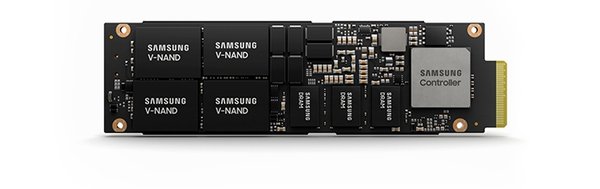 Накопитель SSD Samsung Enterprise PM9A3 черный MZQL2960HCJR-00A07 960Gb, PCIe 3.1 x4, 2.5", U.2, NVMe, R/W 3200/1100