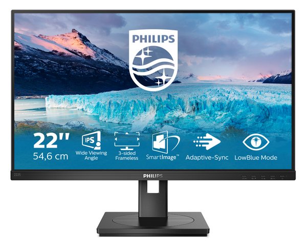 МОНИТОР 21.5" PHILIPS 222S1AE (00/01)