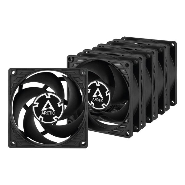 Вентилятор для корпуса ARCTIC P8 PWM PST Value Pack черный - retail (ACFAN00154A)