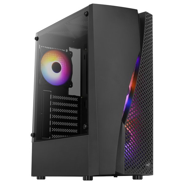 Компьютерный корпус Aerocool/Formula Wave-G-BK-v2 черный без БП mATX 3x120mm 1xUSB2.0 2xUSB3.0 audio