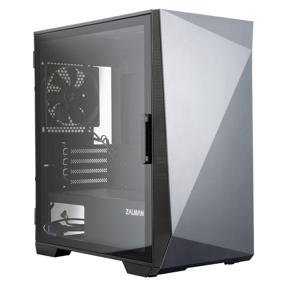 Компьютерный корпус ZALMAN Z1 ICEBERG, MicroATX, черный, WINDOW, 2xCOMBO (3.5" OR 2.5"), 3x2.5", 1xUSB 2.0, 2xUSB 3.0, FRONT 2x120мм, REAR 1x120мм