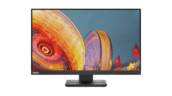 Монитор Lenovo 23.8" ThinkVision E24q-20 черный IPS 4ms 16:9 HDMI матовая 1000:1 300cd 178гр/178гр 2560x1440 DisplayPort