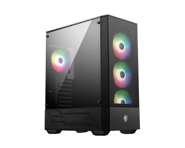 Компьютерный корпус MSI MAG FORGE 112R 2xUSB 3.0, 4x120мм ARGb Fan, ARGb Control Board, Tempered Glass Window, Brown Box (949679)