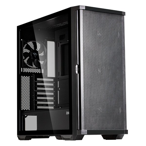 Компьютерный корпус ZALMAN Z10, ATX, черный, WINDOW, 2x3.5", 2x2.5", 2xUSB 3.0, 1xUSB 3.1 Type-C, FRONT 3x140мм, REAR 1x120мм
