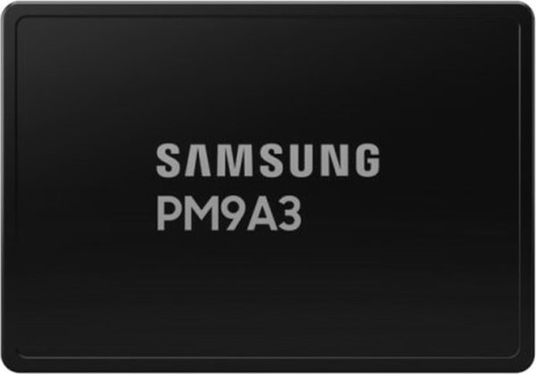 Накопитель SSD Samsung Enterprise, 15.36Tb, PCIe 4.0 x4, 2.5", U.2, NVMe, R/W 6800/4000