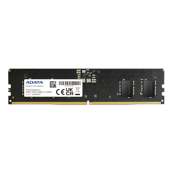 Оперативная память ADATA, DDR5, 8GB (1x8GB), 4800MHz, CL40, UDIMM