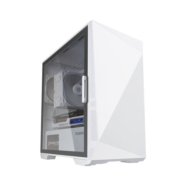 Компьютерный корпус MiniTower Zalman Z1 Iceberg белый (mATX, window, FRONT 2x120мм, REAR 1x120мм, без БП) (Z1 Iceberg белый)