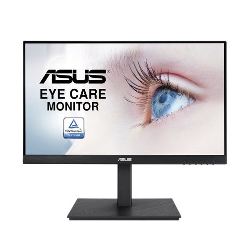Монитор 21.5" ASUS VA229QSB IPS 1920x1080, 75 Гц, 4 мс, 16:9, 250 кд/м², HDMI 1.4, DP 1.2, VGA, 3.5 Jack, USB Hub (2x USB 2.0), динамики (2x2 Вт), FreeSync, черный