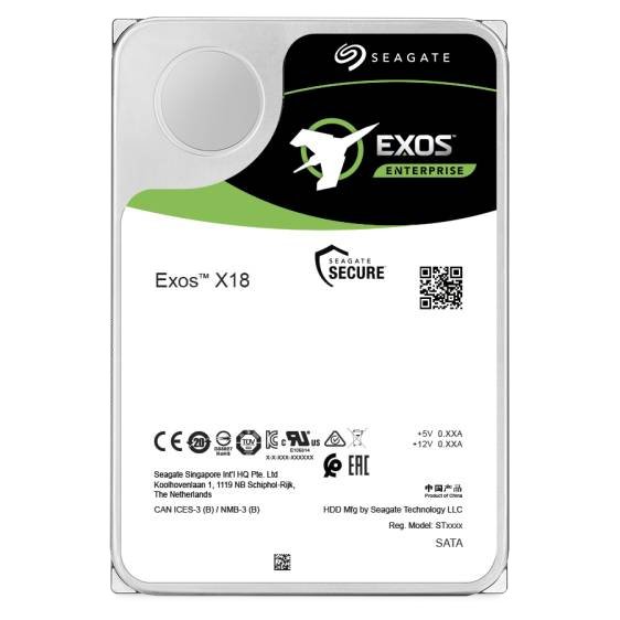 Жесткий диск Seagate Exos X18 ST14000NM000J 14Tb SATA-III (7200rpm) 256Mb 3.5"