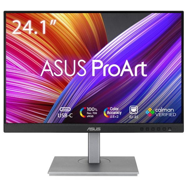 Монитор 24.1" ASUS ProArt PA248CNV IPS 1920x1200, 75 Гц, 5 мс, 16:10, 300 кд/м2, 1xHDMI, 2хDP, черный/серебристый