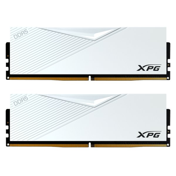 Оперативная память XPG Lancer, DDR5, 32Gb (2x16Gb), 6000MHz, CL30, DIMM, с радиаторами, RGB, белый