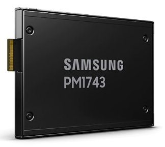 Накопитель SSD Samsung PM1743, 1.92Tb, U.3, PCIe 5.0 x4, NVMe, R/W 14000/3000