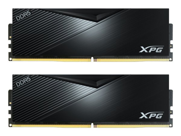 Оперативная память XPG Lancer, DDR5, 64GB (2x32GB), 6400MHz, CL32, DIMM, с радиаторами, черный