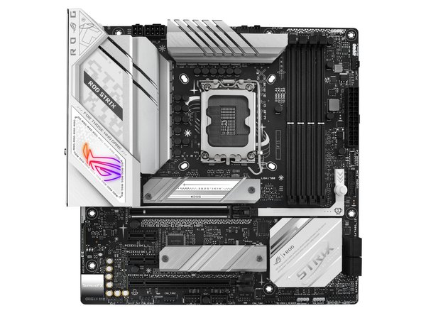 Материнская плата ASUS ROG STRIX B760-G GAMING WIFI, LGA 1700, Intel B760, 4xDDR5, 4xSATA, 2xM.2, 1xPCIe 5.0 x16, 1xPCIe 4.0 x4, 1xHDMI, 1xDP, 1x 2.5Gb LAN, 1xUSB-A 3.2 Gen 2, 2xUSB-A 3.2 Gen 1, 4xUSB-A 2.0, 1xUSB-C 3.2 Gen 1, 1xUSB-C 3.2 Gen 2x2, 5x3.5 мм, 7.1, mATX