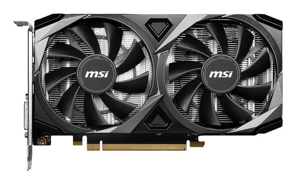Видеокарта MSI RTX 3050 VENTUS 2X XS 8G OC GeForce RTX 3050 8Gb 128bit GDDR6 1807/14000 DVIx1 HDMIx1 DPx1 HDCP Ret